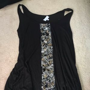 Jessica Simpson maternity flare shirt